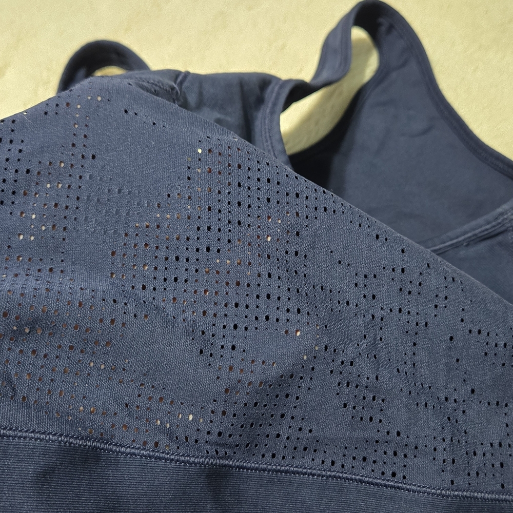 Under Armour Court Dress Tennis Golf Pickleball, navy racerback, M - Picture 8 of 16